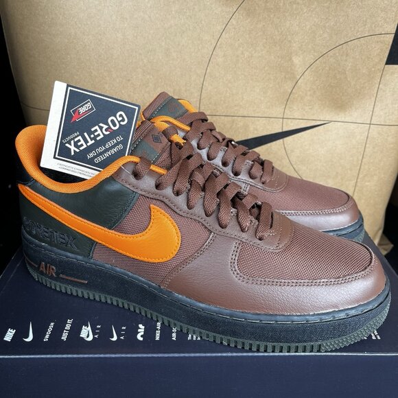 NEW Nike Air Force 1 GTX GoreTex Fauna Brown/Ceramic CK2630 201 Men Size 9.5 main image 7